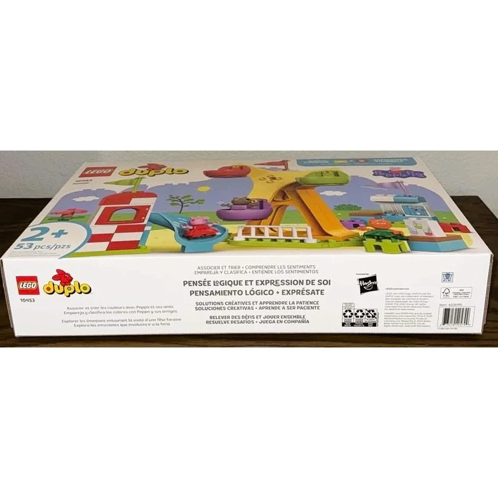 LEGO DUPLO Peppa Pig Funfair 10453 53 Pieces Ages 2+ Logical Creative Challenges